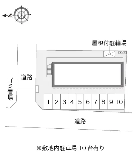 いわき市平南白土２丁目 月極駐車場